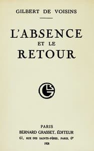 L'absence et le retour