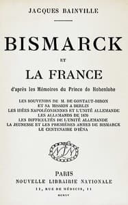 Bismarck et la France