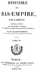 Histoire du Bas-Empire. Tome 03