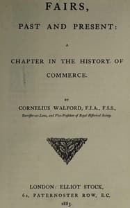 Fairs, past and present book cover