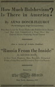 How much Bolshevism is there in America?