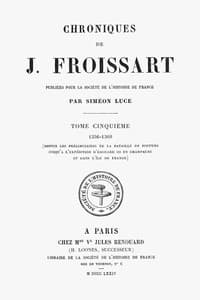 Chroniques de J. Froissart, tome 05/13