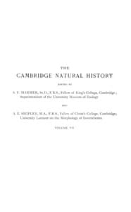 The Cambridge natural history, Vol. 07 (of 10)