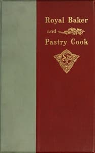 The royal baker and pastry cook book cover
