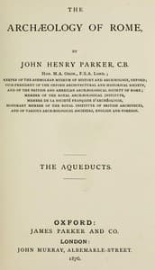 The archæology of Rome, Part 8 book cover