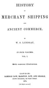 History of merchant shipping and ancient commerce, Volume 1 (of 4)