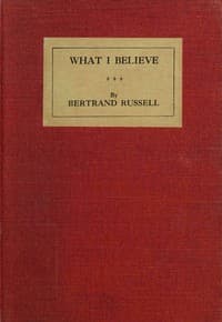 What I believe book cover