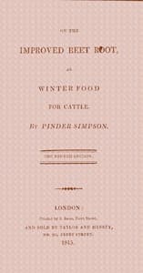 On the improved beet root, as winter food for cattle book cover