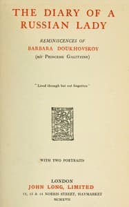 The diary of a Russian lady