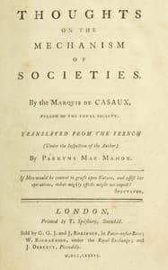 Thoughts on the mechanism of societies