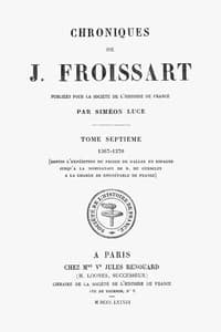 Chroniques de J. Froissart, tome 07/13