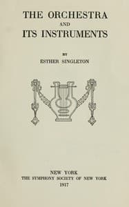 The orchestra and its instruments