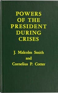Powers of the President during crises