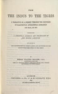From the Indus to the Tigris book cover