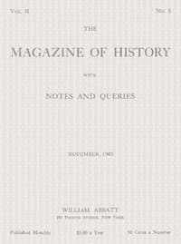 The magazine of history with notes and queries, Vol. II, No. 5, November 1905 book cover