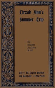 Tirzah Ann's summer trip, and other sketches