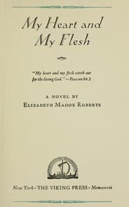 My heart and my flesh book cover