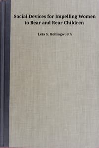 Social devices for impelling women to bear and rear children book cover