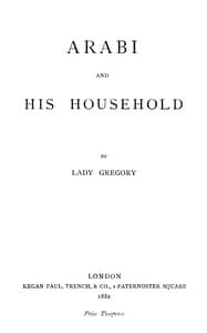 Arabi and his household book cover