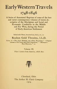 Flint's Letters from America, 1818-1820