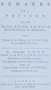 Remarks on a passage from the river Balise in the bay of Honduras, to Merida