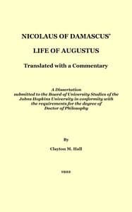 Nicolaus of Damascus' life of Augustus