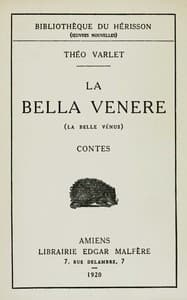 La Bella Venere (La Belle Vénus)