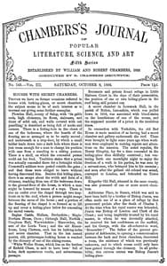 Chambers's journal of popular literature, science, and art, fifth series, no. 145, vol. III, October 9, 1886 book cover