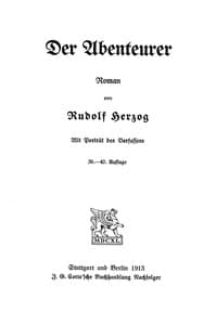 Der Abenteurer: $ Roman