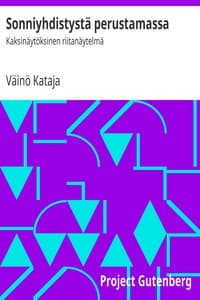 Sonniyhdistystä perustamassa book cover