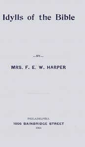 Idylls of the Bible book cover