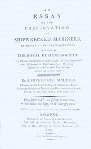 An essay on the preservation of shipwrecked mariners