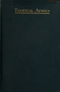 Tropical Africa book cover