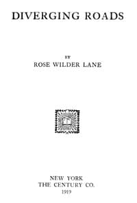 Diverging roads book cover
