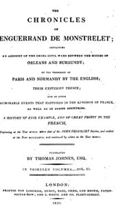 The chronicles of Enguerrand de Monstrelet, Vol. 11 [of 13]