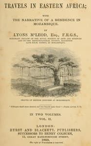 Travels in Eastern Africa, volume 2 (of 2)