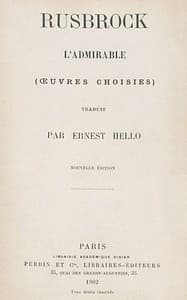 Rusbrock l'Admirable (œuvres choisies)