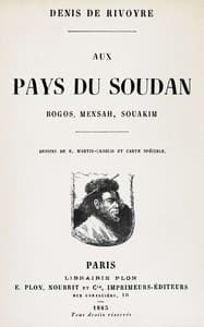 Aux pays du Soudan