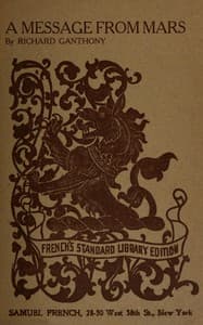 A message from Mars book cover