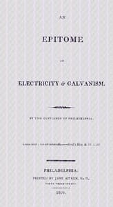 An epitome of electricity & galvanism