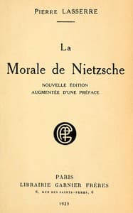 La morale de Nietzsche book cover