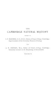The Cambridge natural history, Vol. 09 (of 10)
