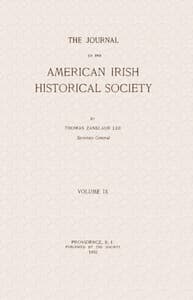 The journal of the American-Irish Historical Society, Vol. IX, 1910