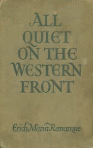 All quiet on the Western Front