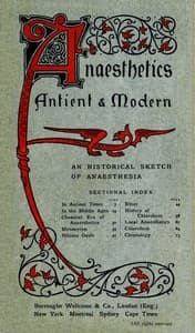 Anæsthetics antient and modern