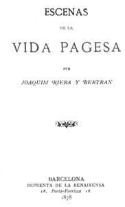 Escenas de la vida pagesa