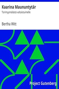Kaarina Maununtytär book cover