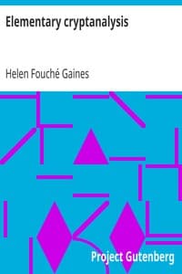 Elementary cryptanalysis book cover