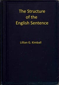 The structure of the English sentence