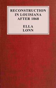 Reconstruction in Louisiana after 1868